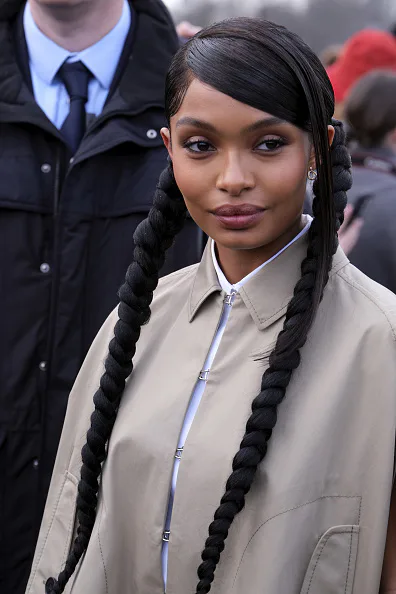chest braids black braid shown as a box braids hairstyles styling ideas idea, featuring black color