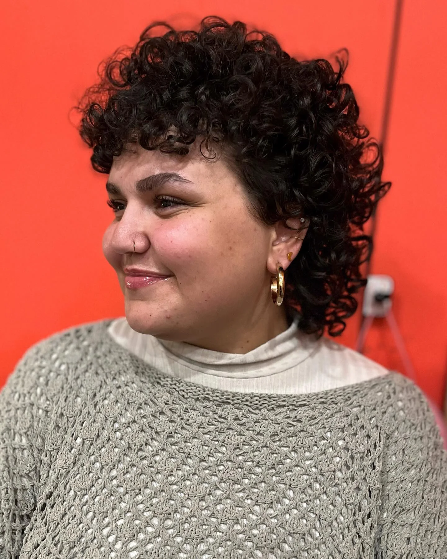 ear curly black curly style shown as a curly hairstyles ideas idea