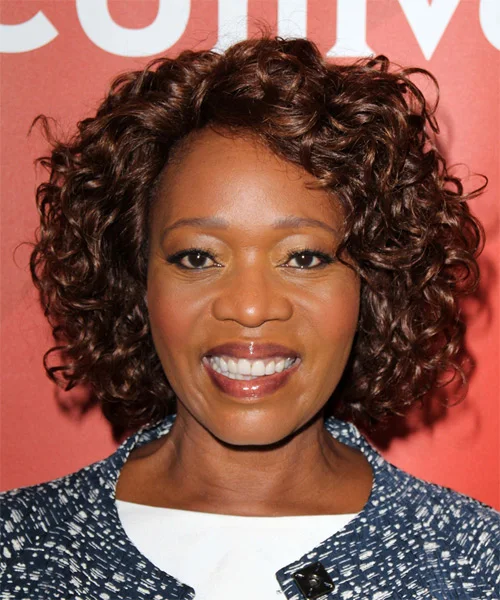 ear curly black bob shown as a curly hairstyles ideas idea