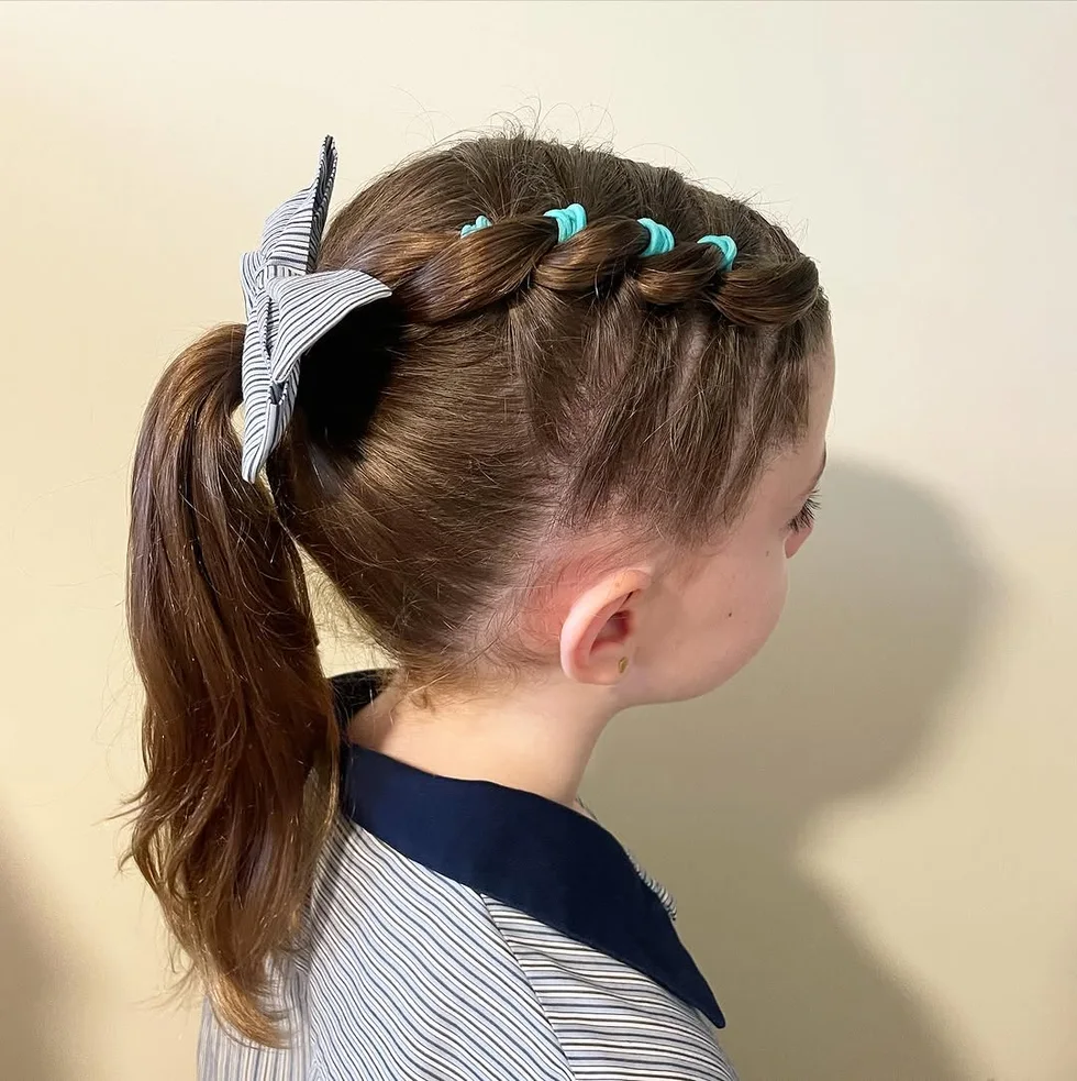 chest straight chestnut french shown as a easy sidebraid hairstyles idea, featuring volume through the low volume