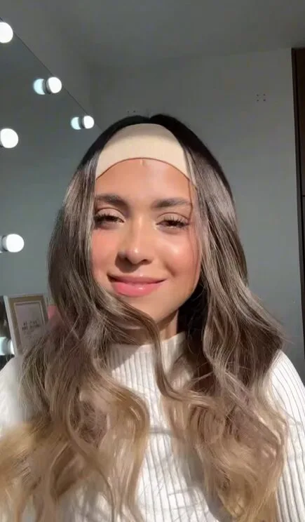 chin straight brunette bob shown as a headband hairstyles idea