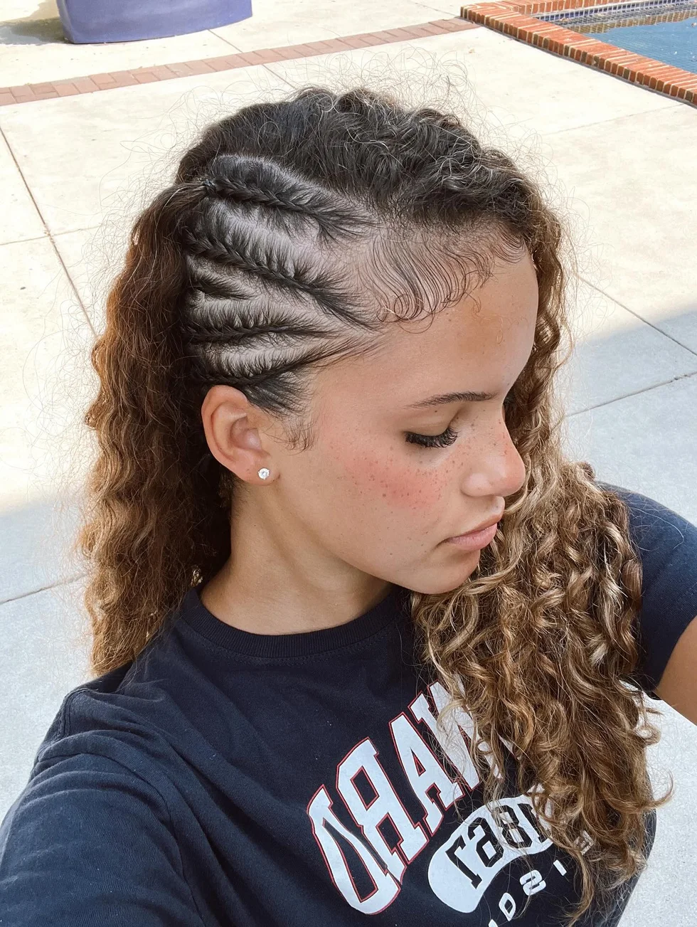 chest braids brunette fulani shown as a viking braids hairstyles for women idea