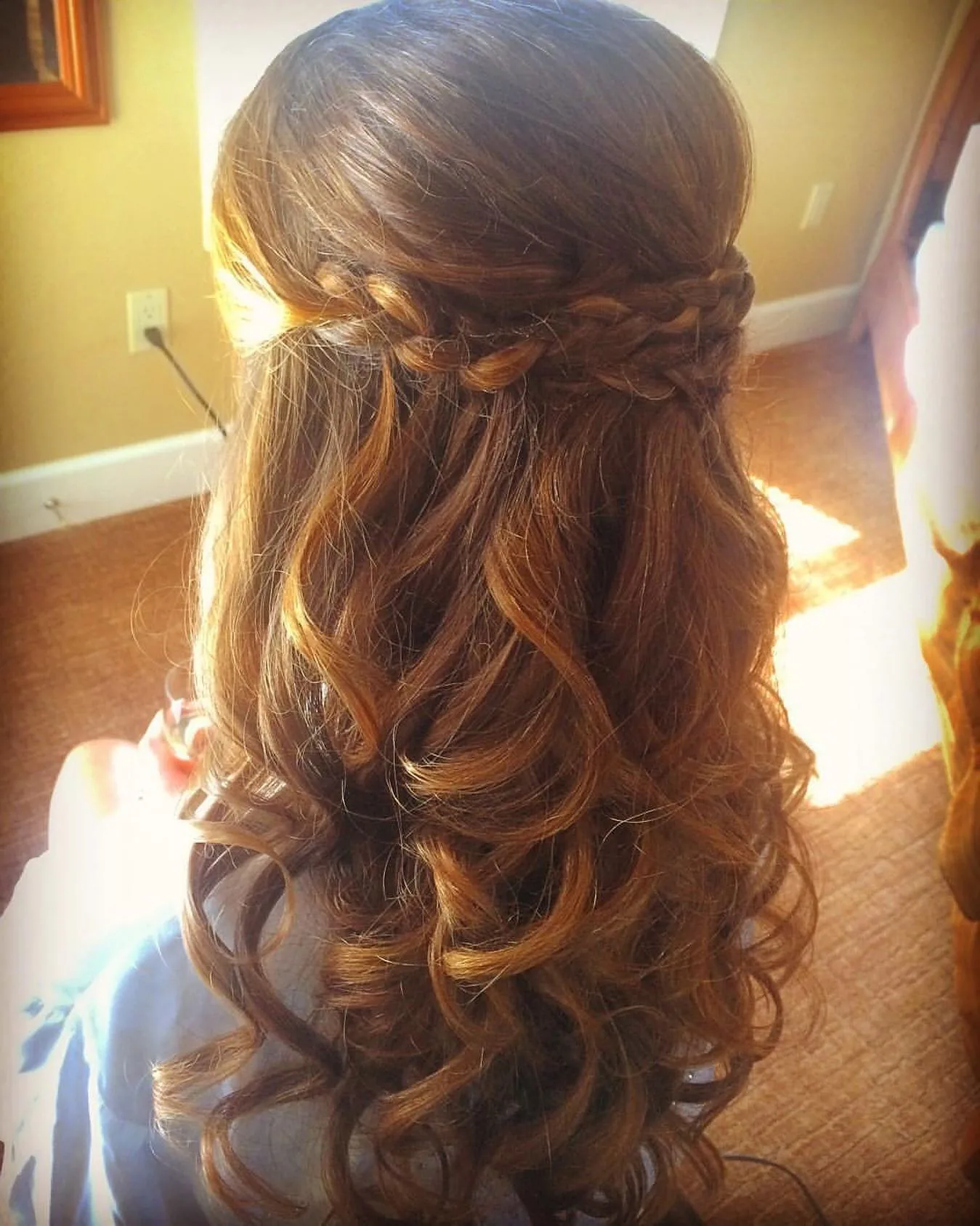 chest braids red braid shown as a waterfall hairstyles idea